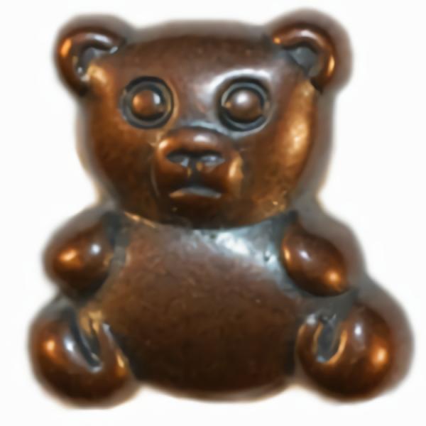 11/16" Copper Teddy (18Mm)  |   Novelty Children's Buttons Novelty