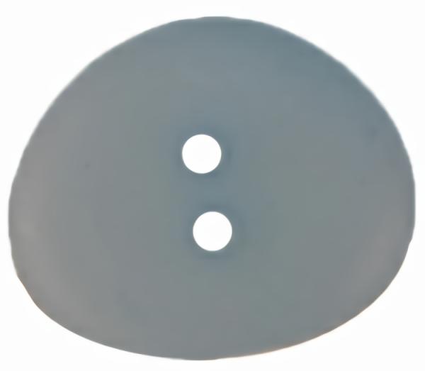 11/16" Opaque Powder Blue "Stone" 2-Hole Button (18Mm)  |   Crafts & Basics Buttons Crafts & Basics