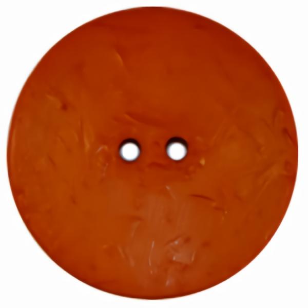 2 5/16" Orange Concave 2-Hole Button (58Mm)  |   Color Decorative Color Decorative Color Decorative