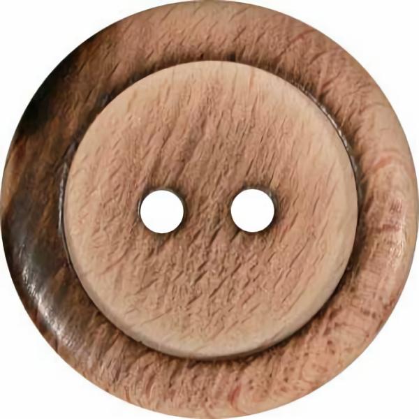 2" Inch Wood Button (50Mm)  |   Wood & Natural Decorative Large Decorative Buttons Wood & Natural Decorative