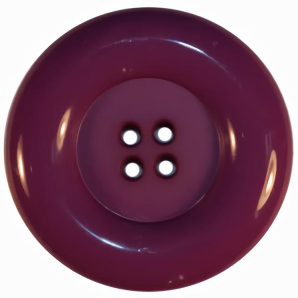 2" Purple 4-Hole Button W/ Thick Rim (50Mm)  |   Color Decorative Color Decorative Color Decorative