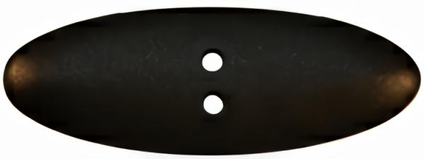 3 1/2" X 1 1/4" Black 2-Hole Oval Toggle (88Mm)  |   Black Decorative Black Decorative Black Decorative