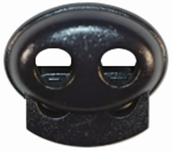 3/4" Black Oval Cord Lock (20Mm)  |   Cord Lock Closures Cord Lock