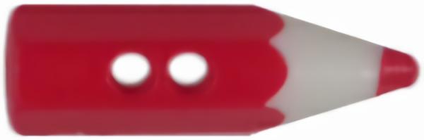 3/4" Red Crayon 2-Hole (20Mm)  |   Novelty Children's Buttons Novelty