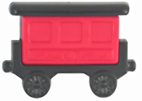 3/4" Red Train Car (20Mm)  |   Novelty Children's Buttons Novelty