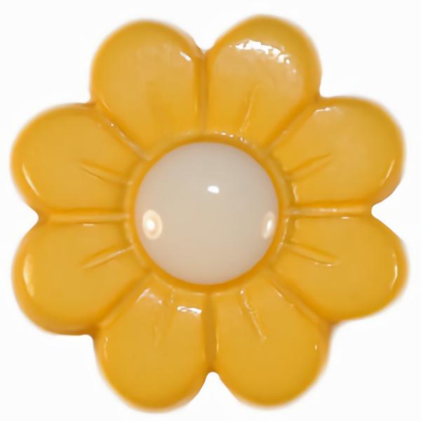 5/8" Marigold Daisy Button (16Mm)  |   Flowers Children's Buttons Flowers