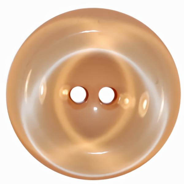 7/8" Clear Top Peach Button W/2 Holes (23Mm)  |   Color Fashion Color Fashion