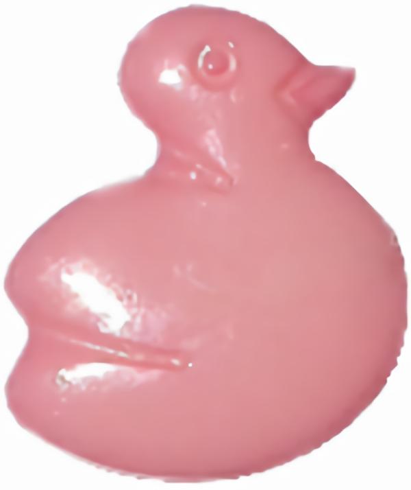 9/16" Pink Duck (14Mm)  |   Novelty Children's Buttons Novelty