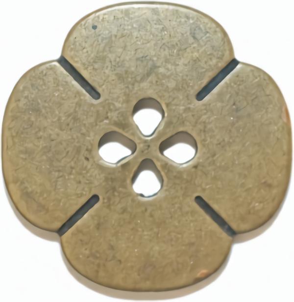 Antique Brass Flower Button 4-Hole  |   Bronze Fashion Bronze Fashion Bronze Fashion