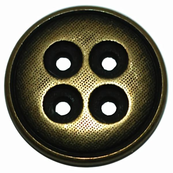 Antique Bronze Metal 4-Hole Button  |   Bronze & Copper Buttons Blazer And Suit Buttons Bronze & Copper Buttons