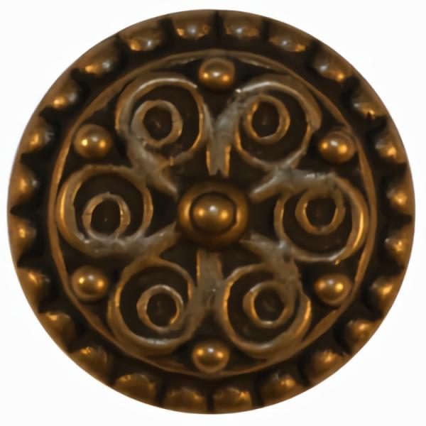 Antique Bronze Ornate Metal Button  |   Metal Coat Coat Buttons Metal Coat