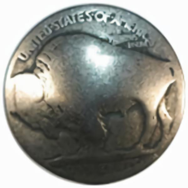 Authentic Buffalo Nickel W/Shank Back (20Mm)  |   Southwestern Buttons Novelty Buttons Southwestern Buttons