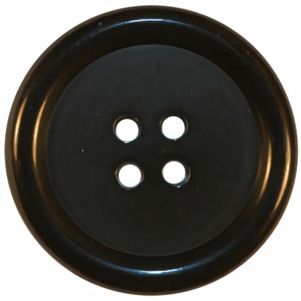 Black 4-Hole Button W/Rim  |   Black Suit Buttons Black Suit Buttons Black Suit Buttons