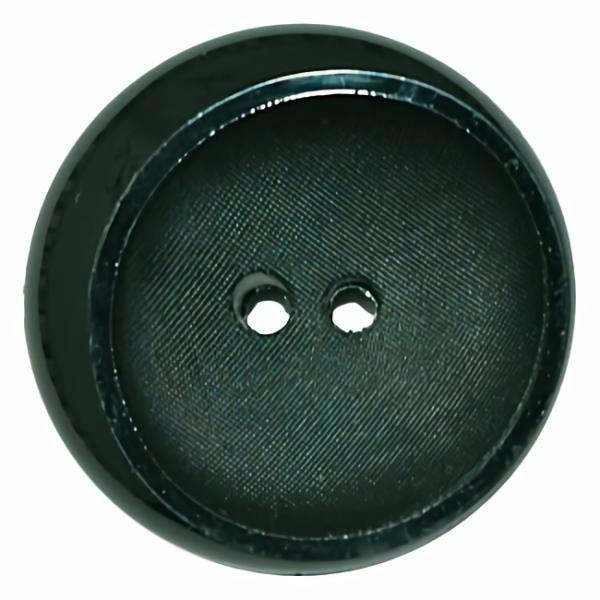 Black Asymmetrical Concave 2-Hole Button  |   Black Decorative Black Decorative Black Decorative