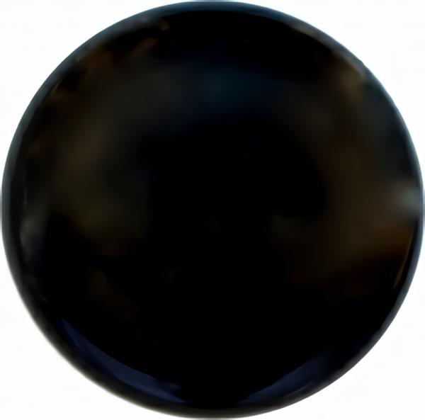 Black Low Dome Button W/ Shank  |   Color Fashion Color Fashion Color Fashion