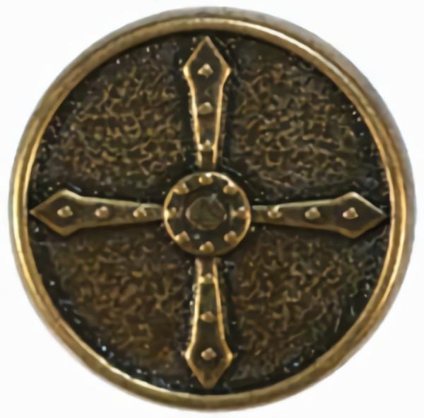 Bronze Medieval Cross Button 15/16"  |   Bronze Fashion Bronze Fashion Bronze Fashion