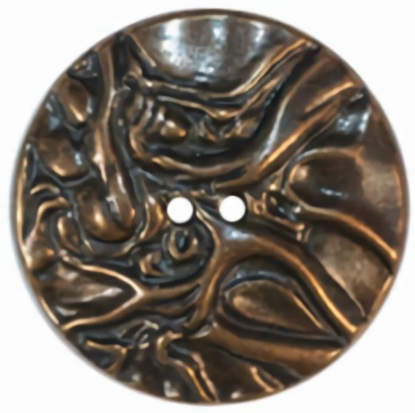 Bronze Textured Button  |   Metal Decorative Large Decorative Buttons Metal Decorative