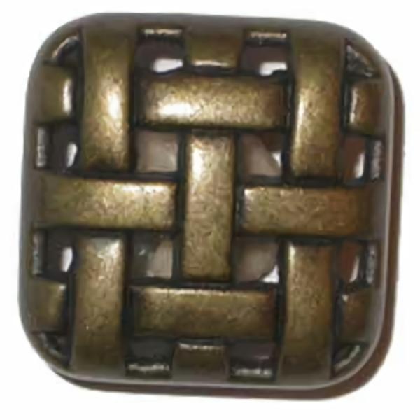 Bronze Weave Square Button  |   Bronze Fashion Bronze Fashion Bronze Fashion