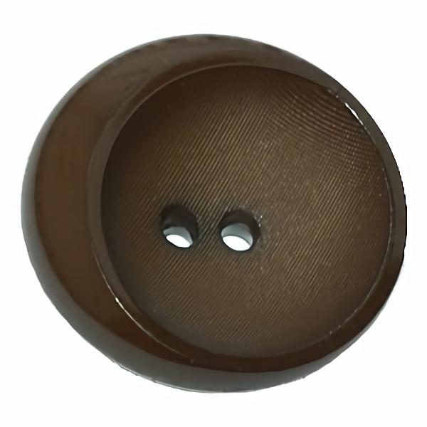 Brown Asymmetrical Concave 2-Hole Button  |   Color Decorative Color Decorative Color Decorative