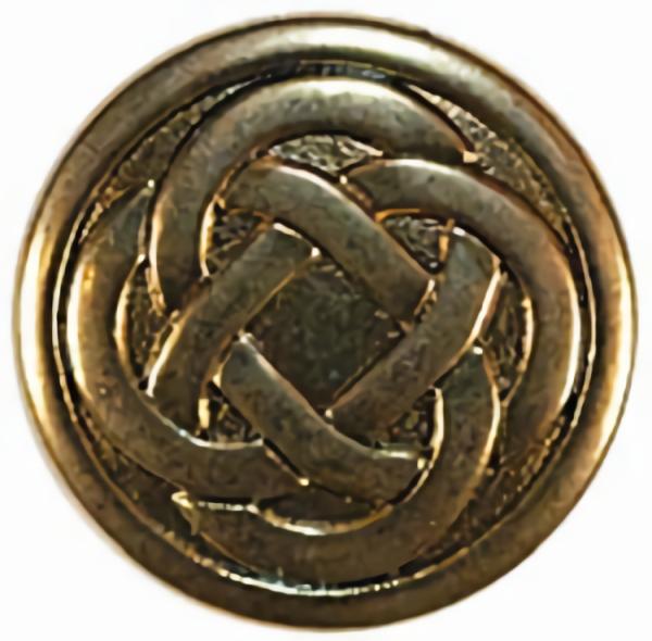 Gold Celtic Circle Button  |   Gold Fashion Fashion Buttons Gold Fashion