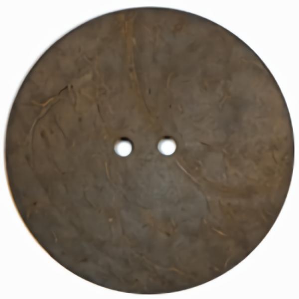 Grey Coconut Shell 2-Hole Button Sz 2 1/4"  |   Color Decorative Color Decorative Color Decorative