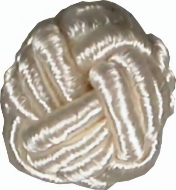 Ivory Chinese Knot 5/8"  |   Satin Satin Satin