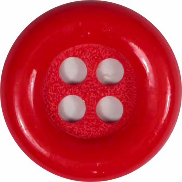 Red 4-Hole W/Rim  |   Crafts & Basics Crafts & Basics