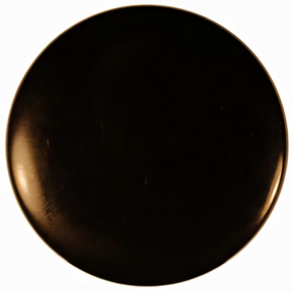 Shiny Black Flat Top Button W/ Shank Back  |   Crafts & Basics Buttons Crafts & Basics