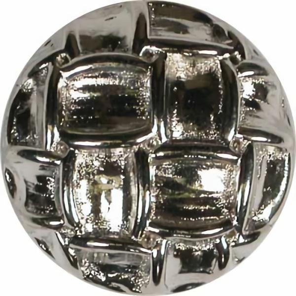 Silver Domed Weave Button  |   Silver Fashion Fashion Buttons Silver Fashion