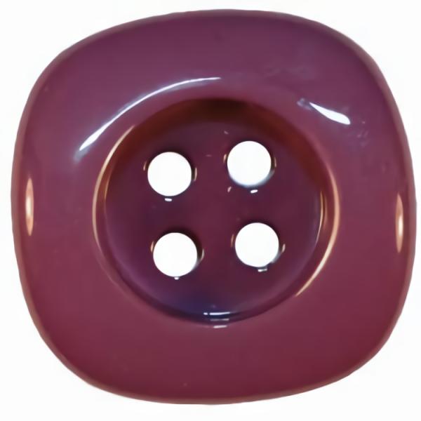 Thick Purple Square Button W/ Round Center 3/4"  |   Color Fashion Color Fashion Color Fashion