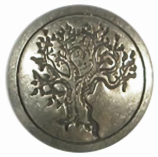 Tree Detail Nickel Silver Button 5/8"  |   Women’s Casual Shirt Shirt Buttons Women's Casual Shirt