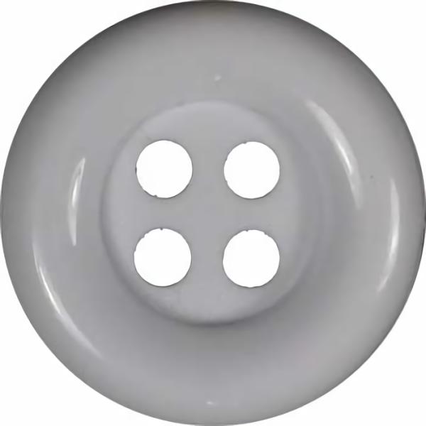 White 4-Hole W/Rim  |   Crafts & Basics Buttons Crafts & Basics