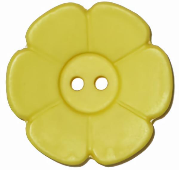 Yellow Daisy Button  |   Flowers Children's Buttons Flowers