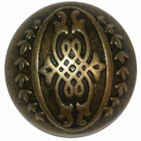 Bronze Victorian Dome Button  |   Metal Decorative Large Decorative Buttons Metal Decorative