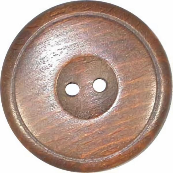 Dark Wood Button 1 3/8"  |   Wood Buttons Natural Buttons Wood Buttons