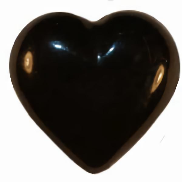 5/8" Black Heart Button (16Mm)  |   Novelty Vices Buttons Novelty Buttons Novelty Vices Buttons