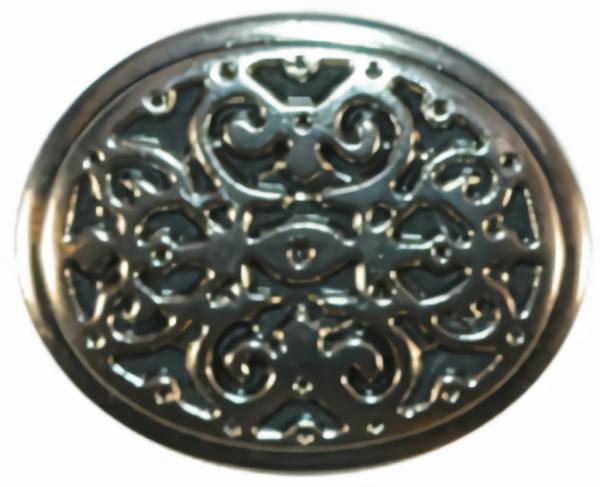 Silver Oval Filigree Button  |   Women’s Dress Shirt Shirt Buttons Women's Dress Shirt